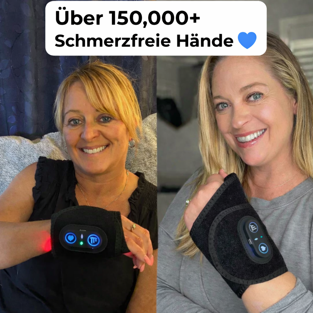 VELOTAN - Rotlichttherapie Handgelenk-Bandage zur Schmerzlinderung und Regeneration
