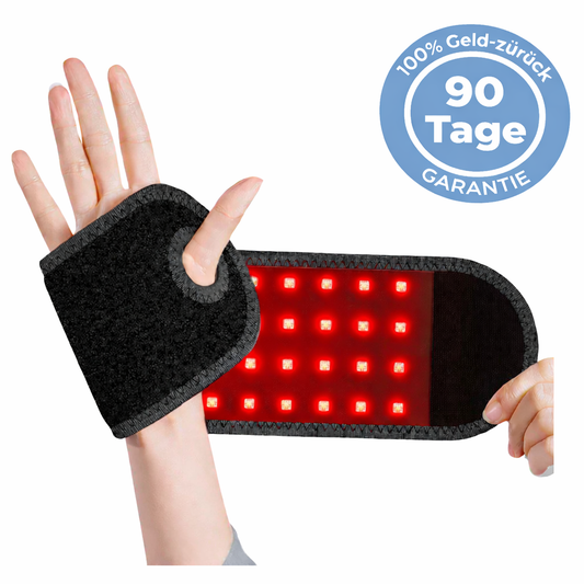 VELOTAN - Rotlichttherapie Handgelenk-Bandage zur Schmerzlinderung und Regeneration